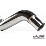 FIAT 500 Turbo Performance Axle Back Exhaust System by MADNESS - Blue Flame Finish Tip